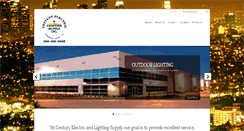 Desktop Screenshot of centuryelectricandlightingsupply.com
